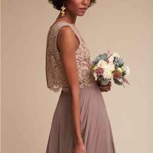 Jenny Yoo - Anthropologie - BHLDN 
Cleo Top + Hampton Skirt